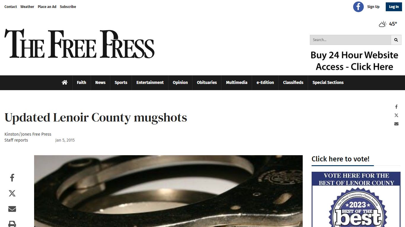 Updated Lenoir County mugshots | Local News | kinston.com